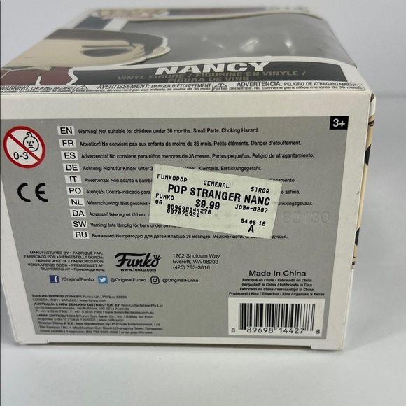 Funko Pop #514 Stranger Things Nancy Wheeler With Gun Vinyl Pop Television - Picture 6 of 6